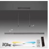 Paul Neuhaus PURE-MOTO Pendelleuchte LED Grau, 3-flammig, Fernbedienung