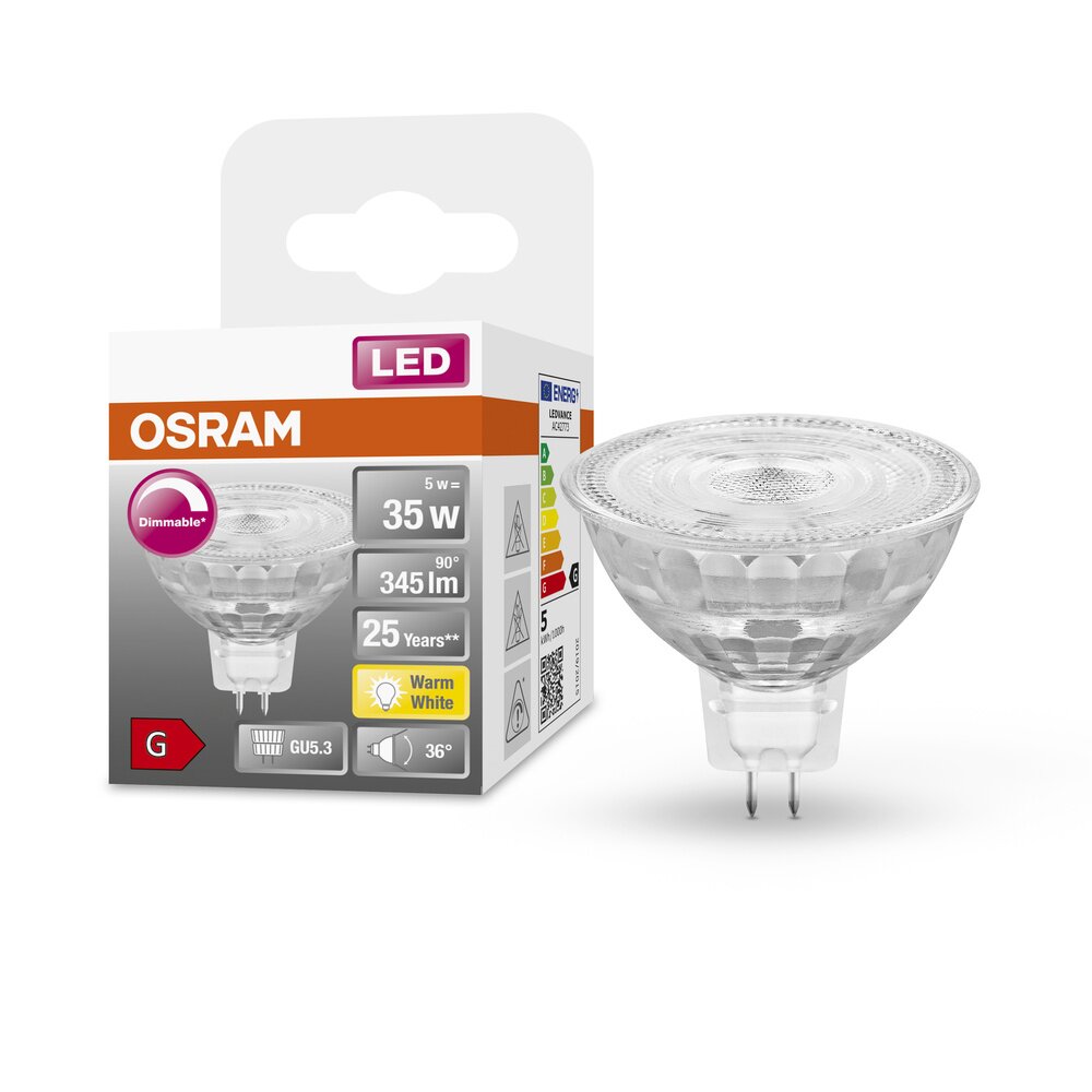 Osram LED GU5.3 5 Watt 345 Lumen 2700 Kelvin main product photo