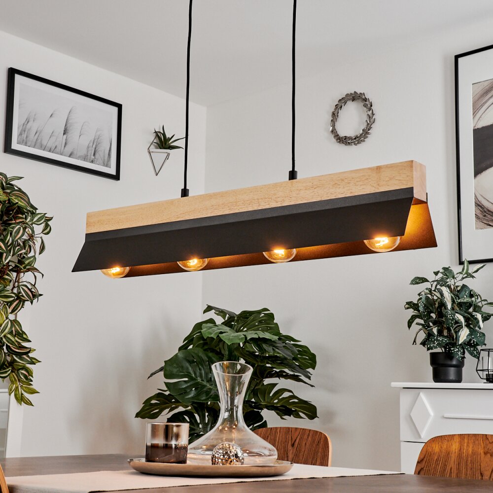 Sangkor Pendelleuchte Schwarz, 4-flammig main product photo