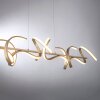 Leuchten Direkt CURLS Pendelleuchte LED Messing, 4-flammig