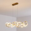 Lavaca Pendelleuchte LED Gold, 4-flammig