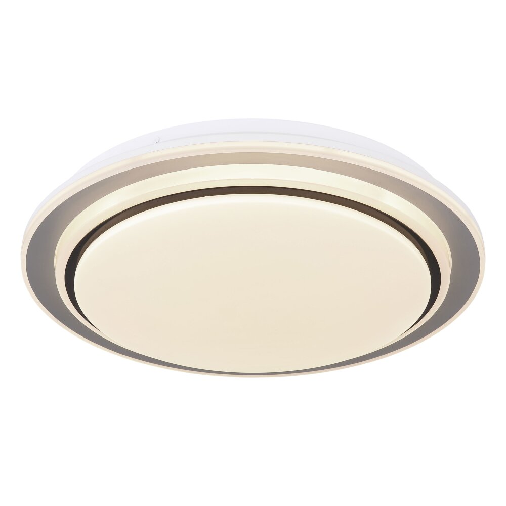 Globo FOPPA Deckenleuchte LED Weiß, 2-flammig, Fernbedienung, Farbwechsler main product photo