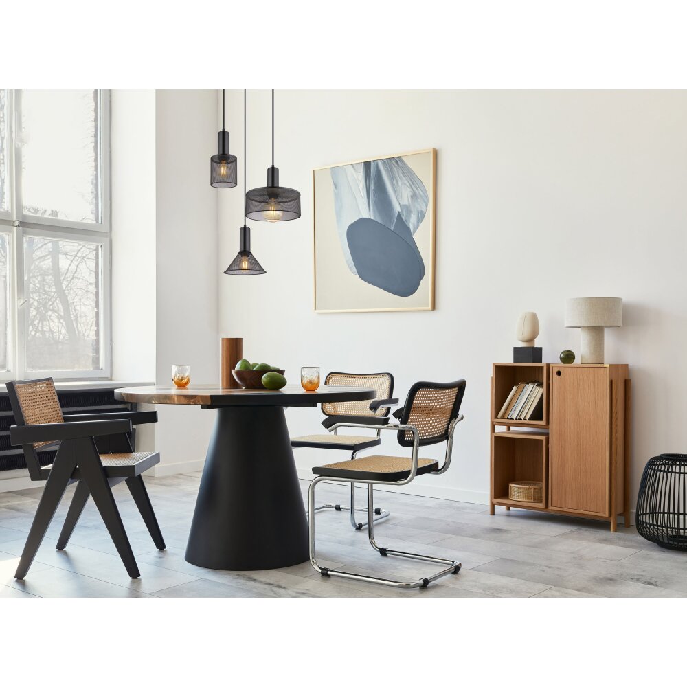 Globo JEDD Hängeleuchte Schwarz, 3-flammig main product photo