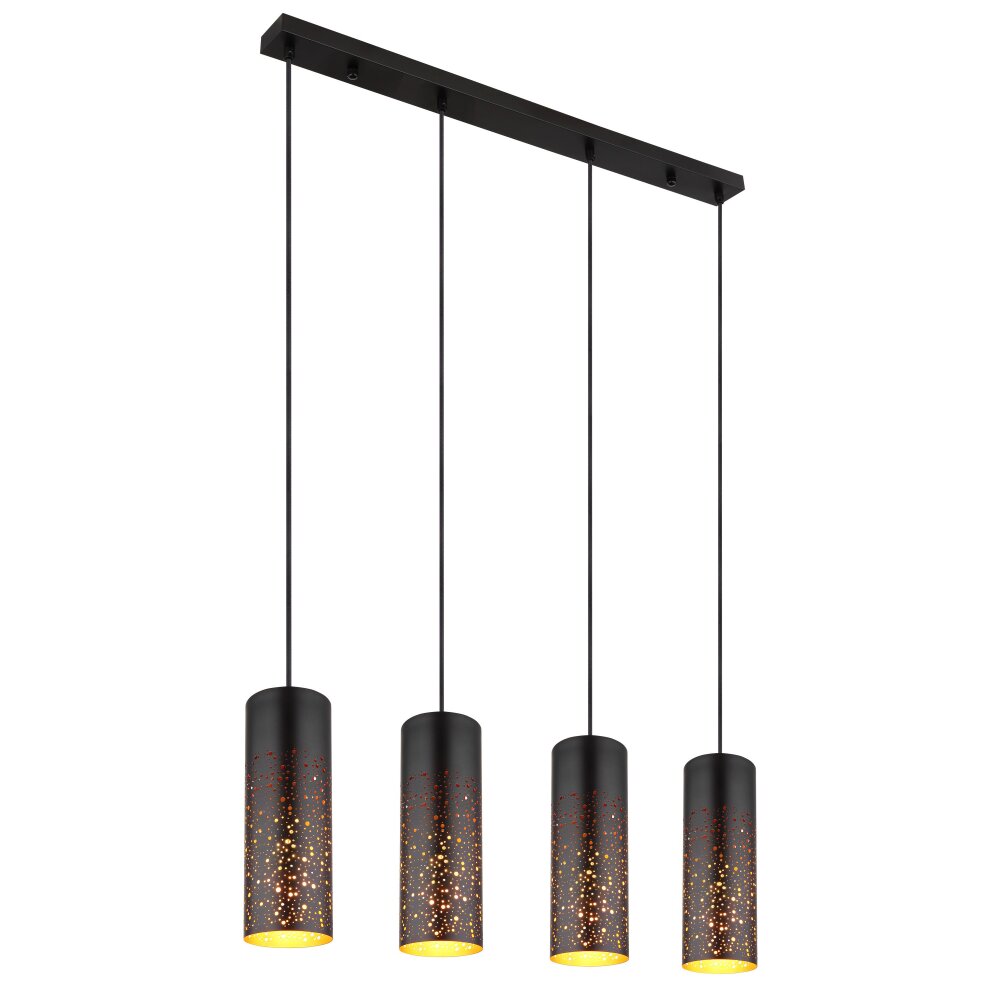 Globo CROCKY Hängeleuchte Schwarz, 4-flammig main product photo