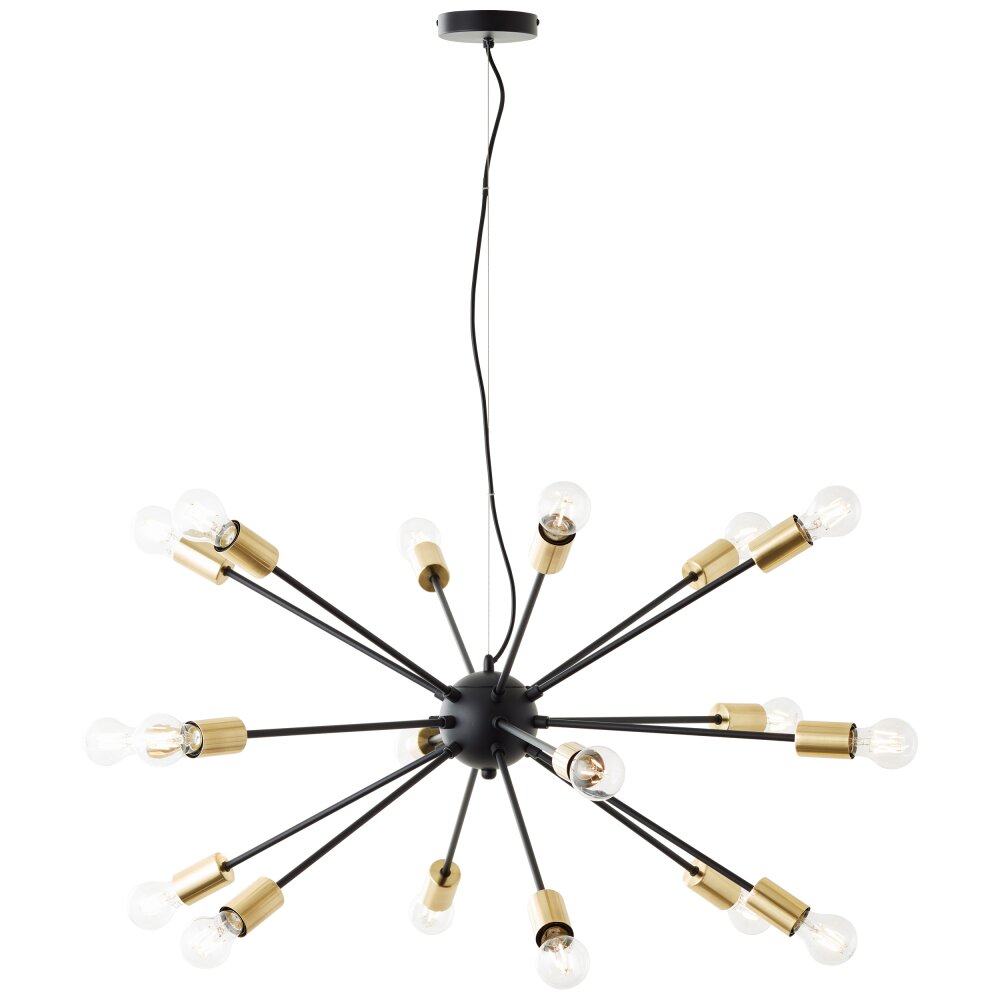 Brilliant Dree Pendelleuchte Schwarz, 18-flammig main product photo