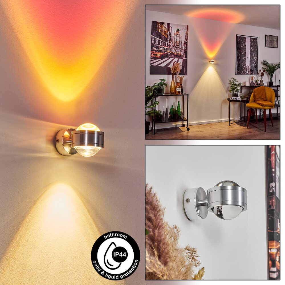 Indore Wandleuchte LED Aluminium, 2-flammig main product photo