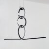 Chlak Pendelleuchte LED Schwarz, 3-flammig, Fernbedienung Chlak Pendelleuchte LED Schwarz, 3-flammig, Fernbedienung