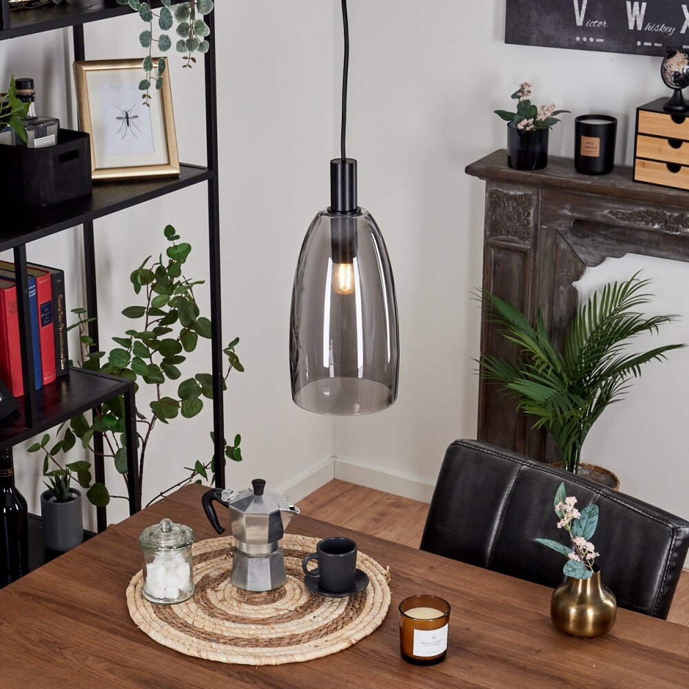 Kenong Hängeleuchte Schwarz, 1-flammig main product photo