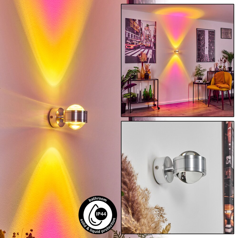 Indore Wandleuchte LED Aluminium, 2-flammig main product photo