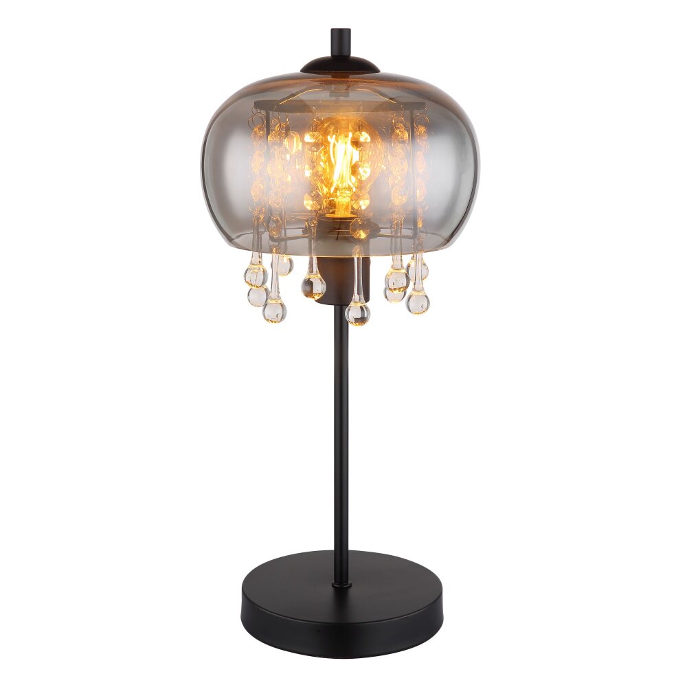 Globo CORRY Tischleuchte Schwarz, 1-flammig main product photo