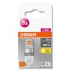 OSRAM LED BASE PIN 3er Set G9 1,9 Watt 2700 Kelvin 200 Lumen
