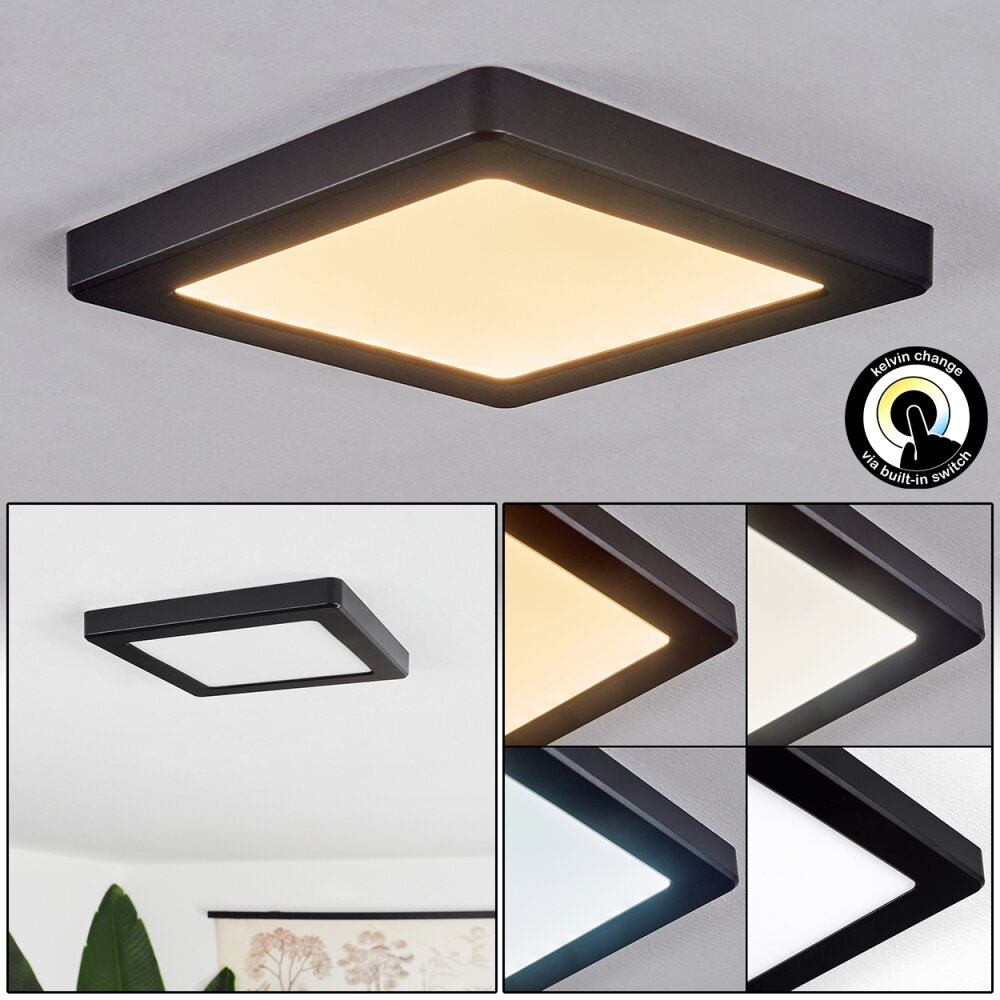 Canditas Deckenpanel LED Schwarz, 1-flammig main product photo