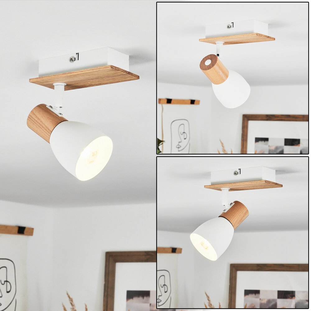 Kouek Deckenleuchte Naturfarben, Weiß, 1-flammig main product photo