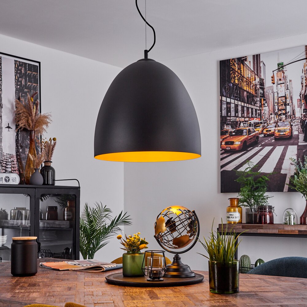 Bakou Hängeleuchte Schwarz, 1-flammig main product photo