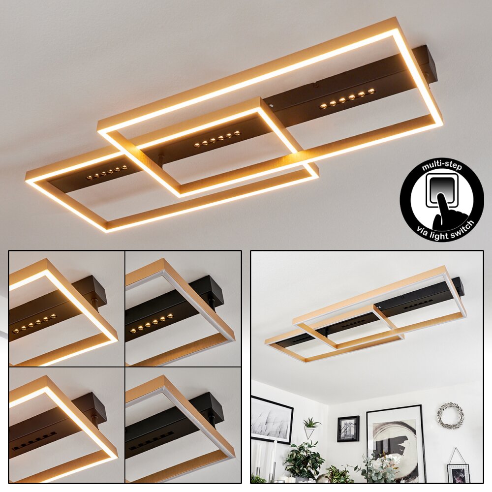 Cajean Deckenleuchte LED Schwarz, 1-flammig main product photo