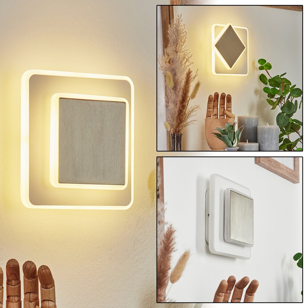Orchaise Wandleuchte LED Nickel-Matt, Weiß, 1-flammig main product photo