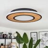 Chrop Deckenleuchte LED Schwarz, 1-flammig
