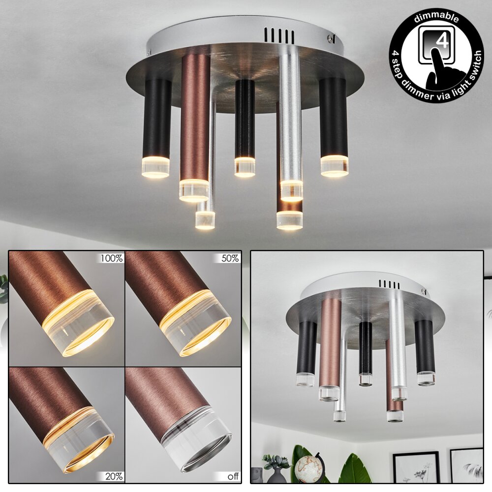Krachang Deckenleuchte LED Aluminium, 1-flammig main product photo