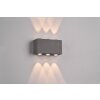 Trio Clyde Außenwandleuchte LED Anthrazit, 2-flammig