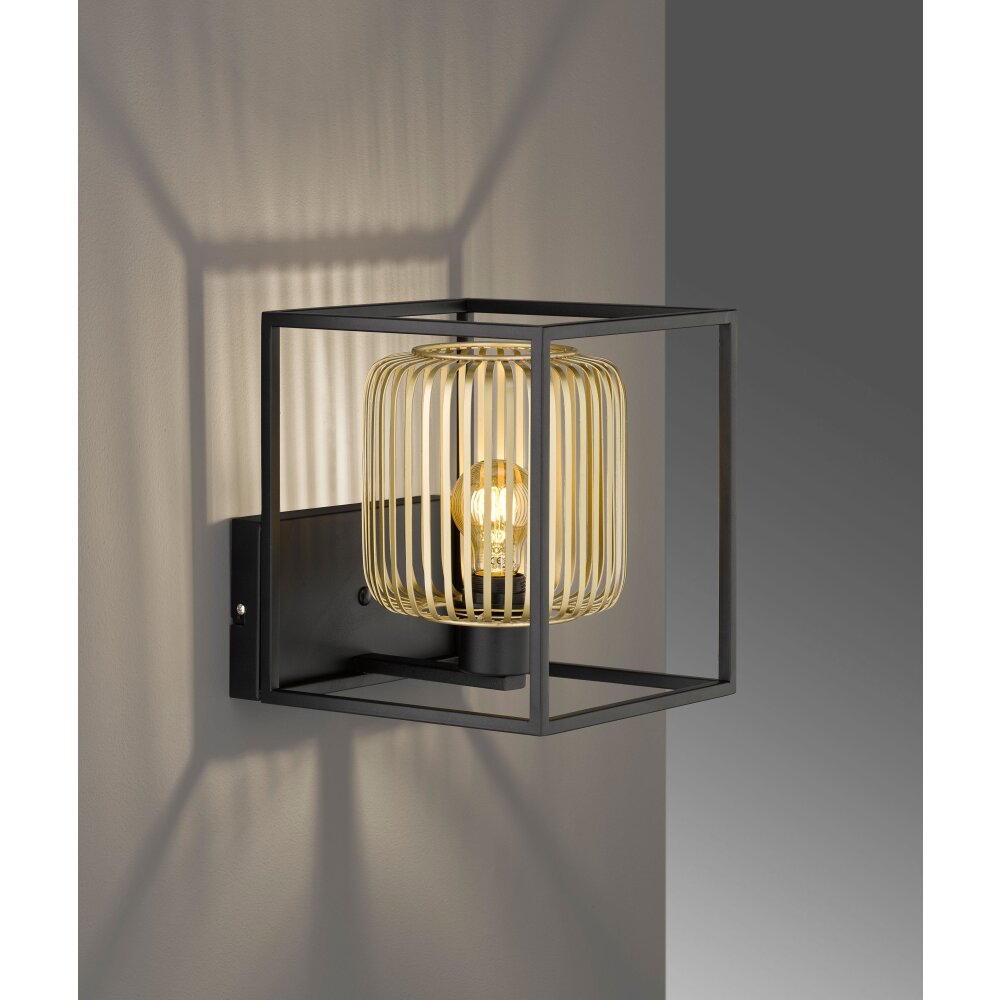 Fischer & Honsel Caydo Wandleuchte Schwarz, 1-flammig main product photo