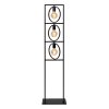 Lucide SUUS Stehlampe Schwarz, 3-flammig