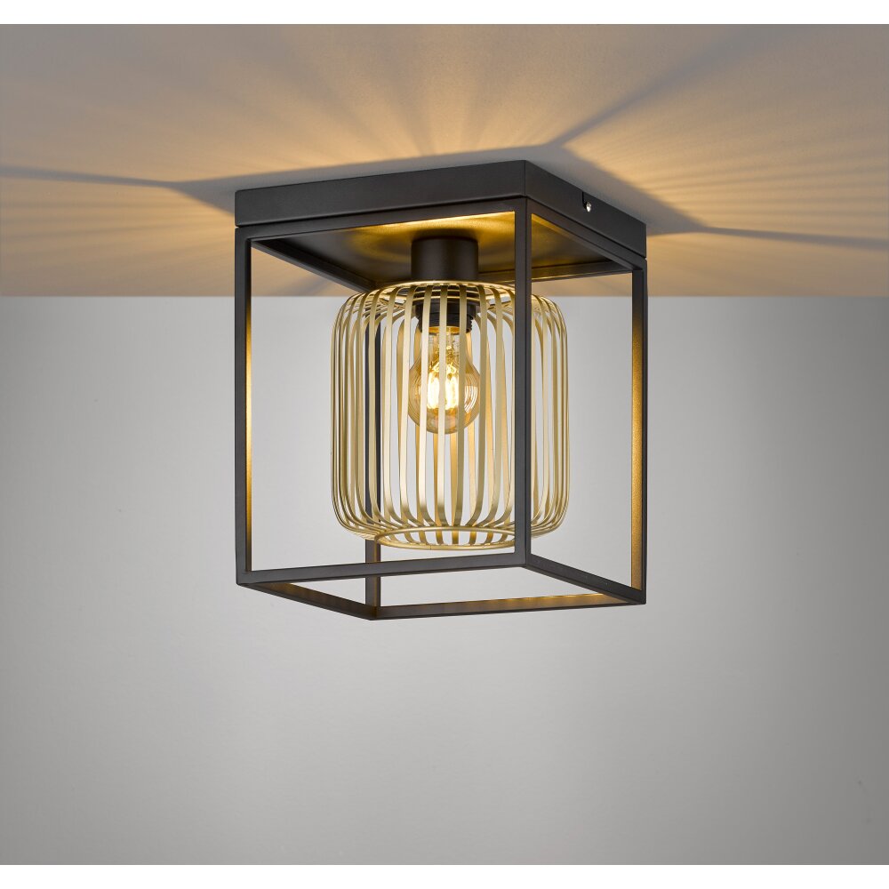 Fischer & Honsel Caydo Deckenleuchte Schwarz, 1-flammig main product photo