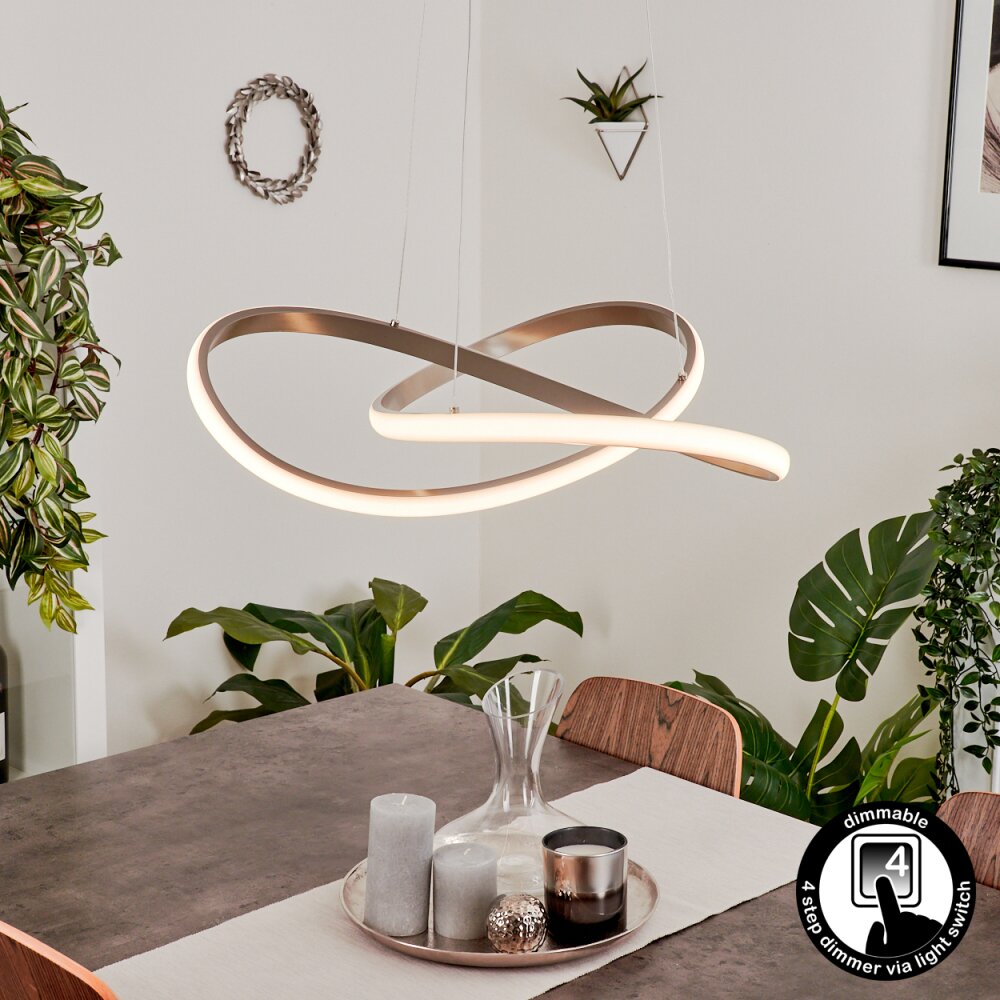 Pitasch Hängeleuchte LED Nickel-Matt, 1-flammig main product photo