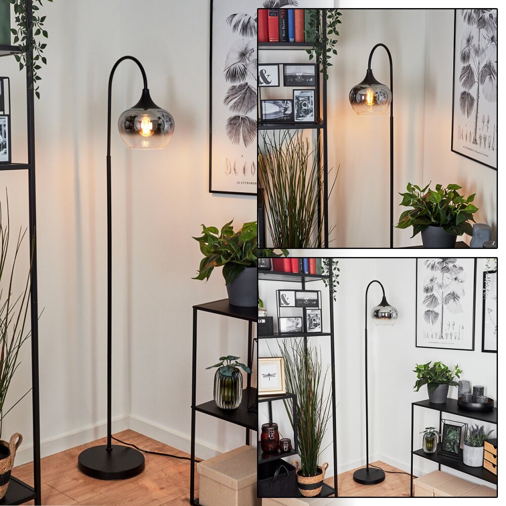 Azurara Stehleuchte Schwarz, 1-flammig main product photo