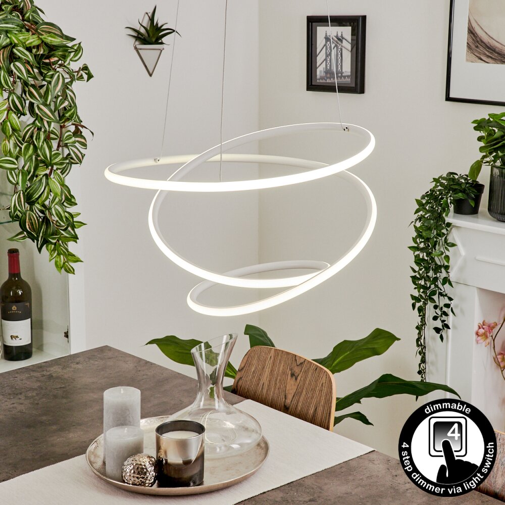 Donebas Pendelleuchte LED Weiß, 1-flammig main product photo