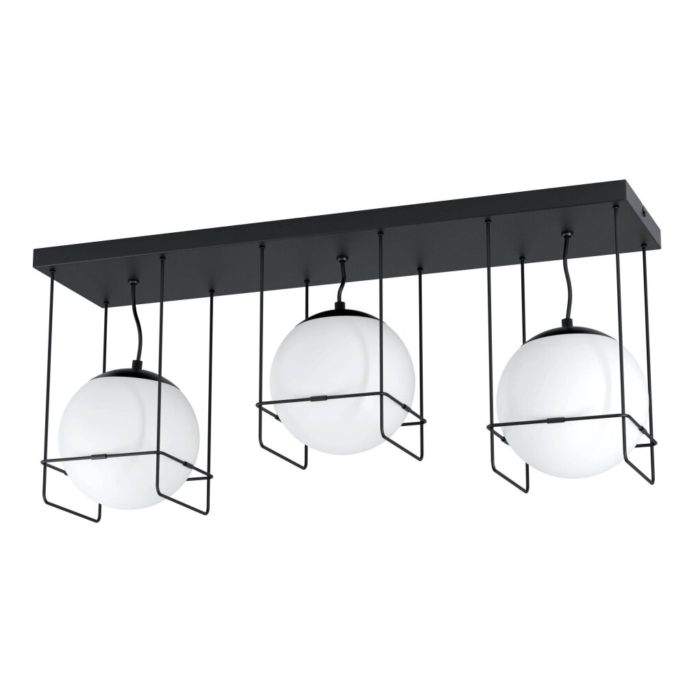 Eglo Leuchten VERSUOLA Deckenleuchte Schwarz, 3-flammig main product photo