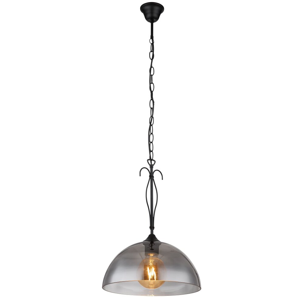 Globo COTTAGE Hängeleuchte Schwarz, 1-flammig main product photo