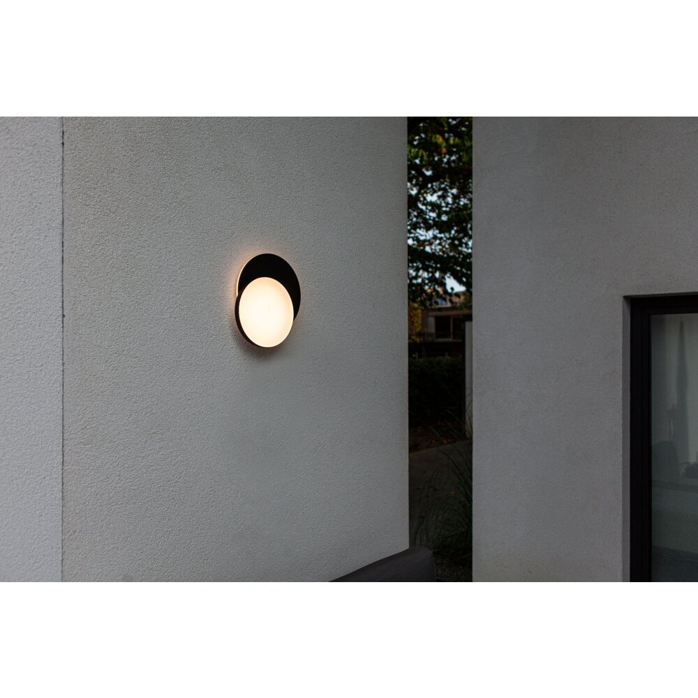 Lutec Goleta Außenwandleuchte LED Schwarz, 1-flammig main product photo