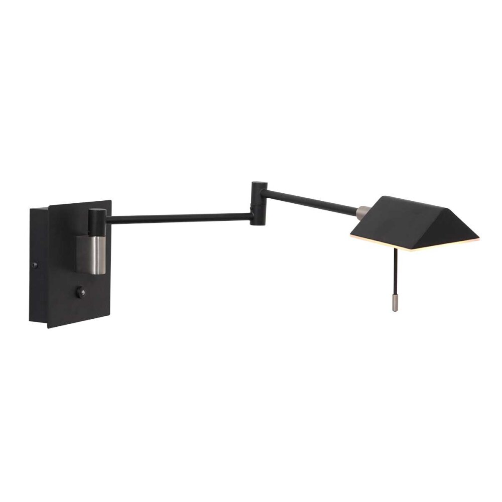 Steinhauer Retina Wandleuchte LED Schwarz, 1-flammig main product photo