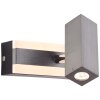 Brilliant Howle Wandleuchte LED Aluminium, Schwarz, 1-flammig