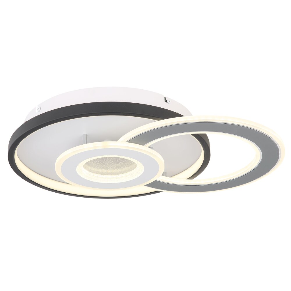 Globo BRIENNA Deckenleuchte LED Weiß, 1-flammig, Fernbedienung main product photo
