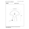 Lucide FUNGO Tischleuchte Gold, Messing, 1-flammig