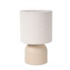 Lucide WOOLLY Tischleuchte Beige, 1-flammig