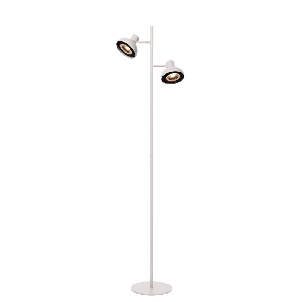 Lucide SENSAS Stehlampe Weiß, 2-flammig main product photo