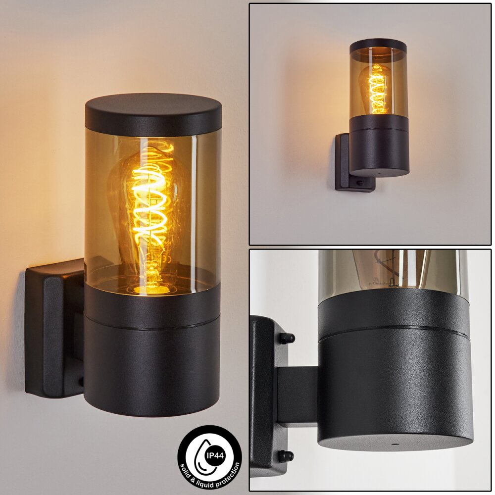 Tolsona Außenwandleuchte Schwarz, 1-flammig main product photo