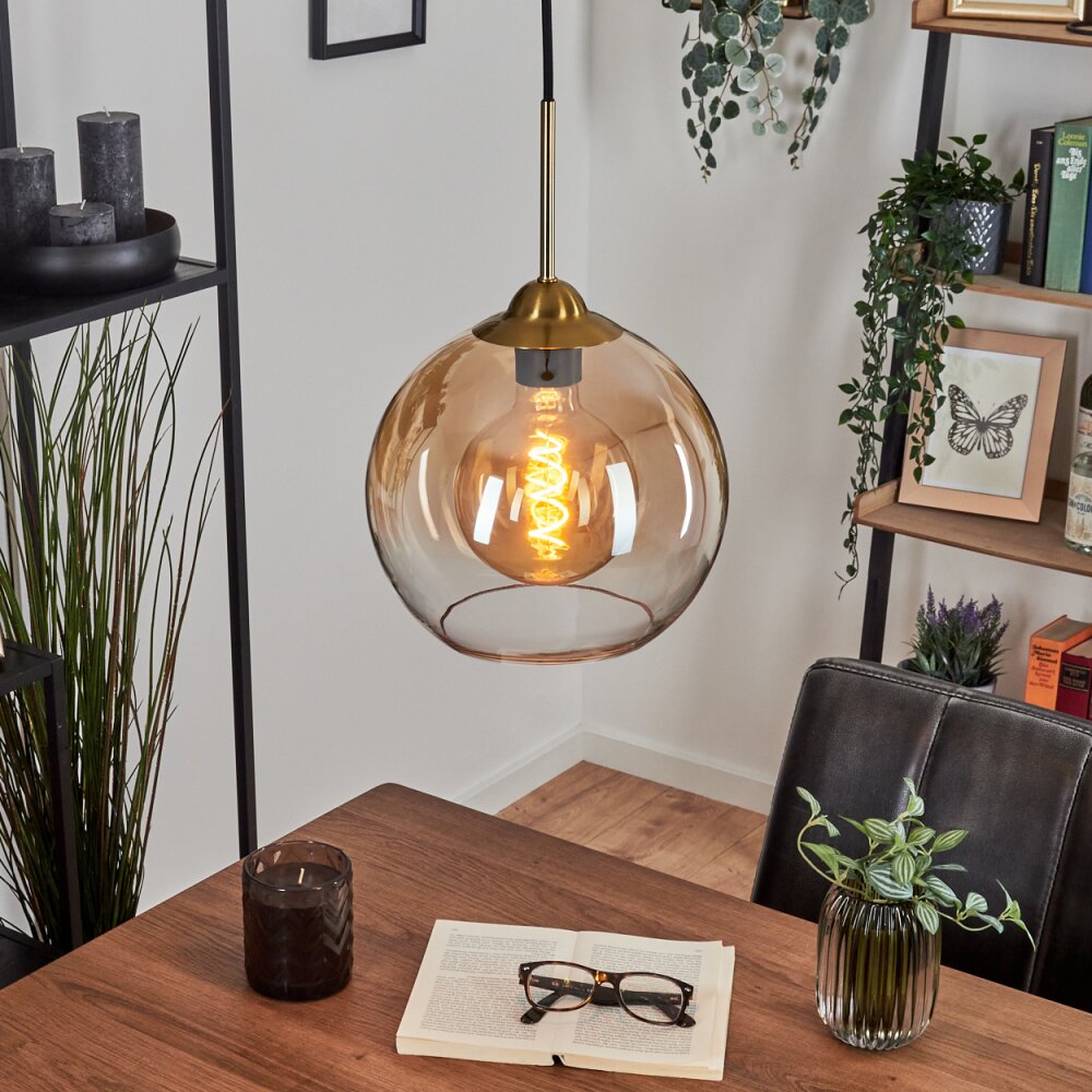 Calapa Hängeleuchte Messing, 1-flammig main product photo