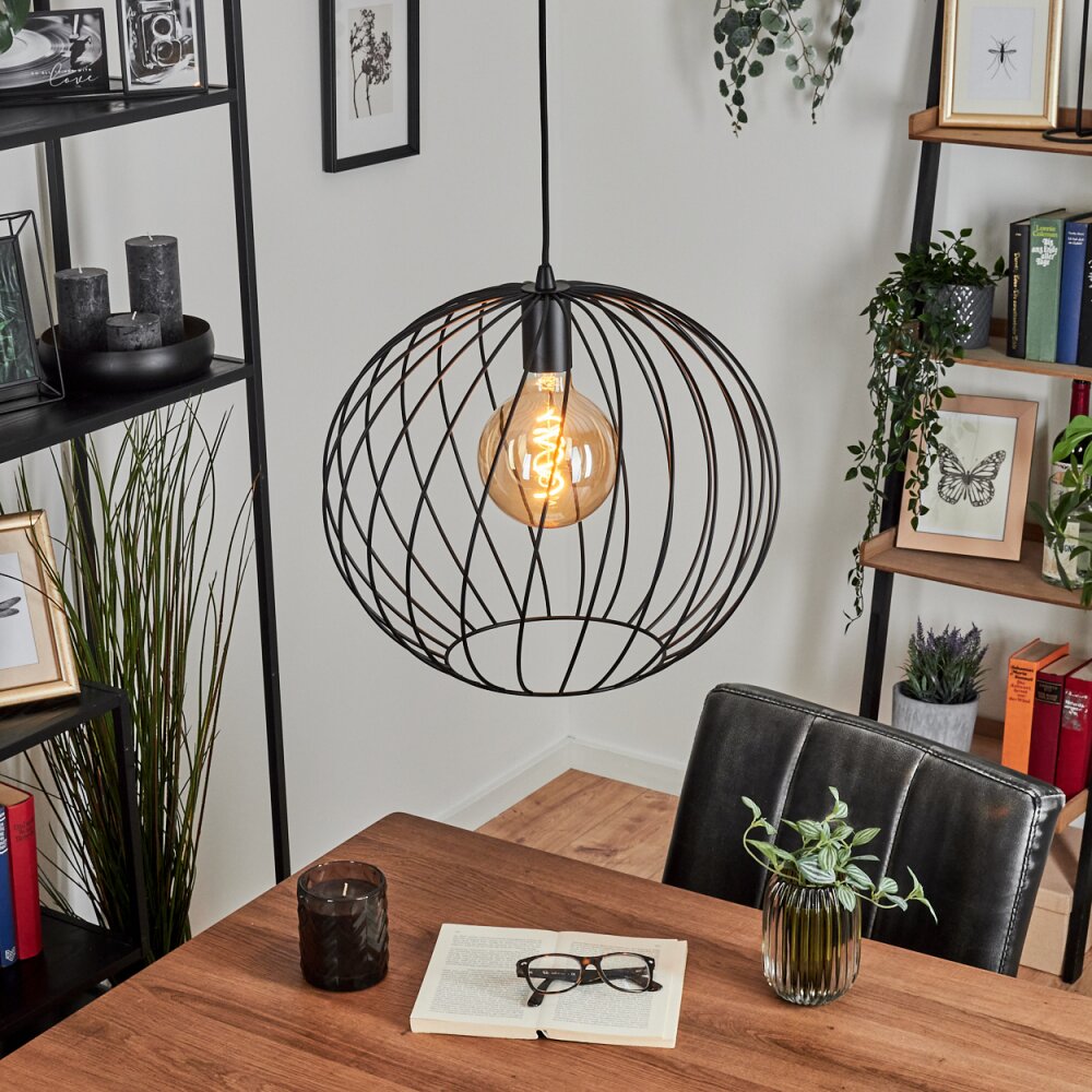 Miton Hängeleuchte Schwarz, 1-flammig main product photo