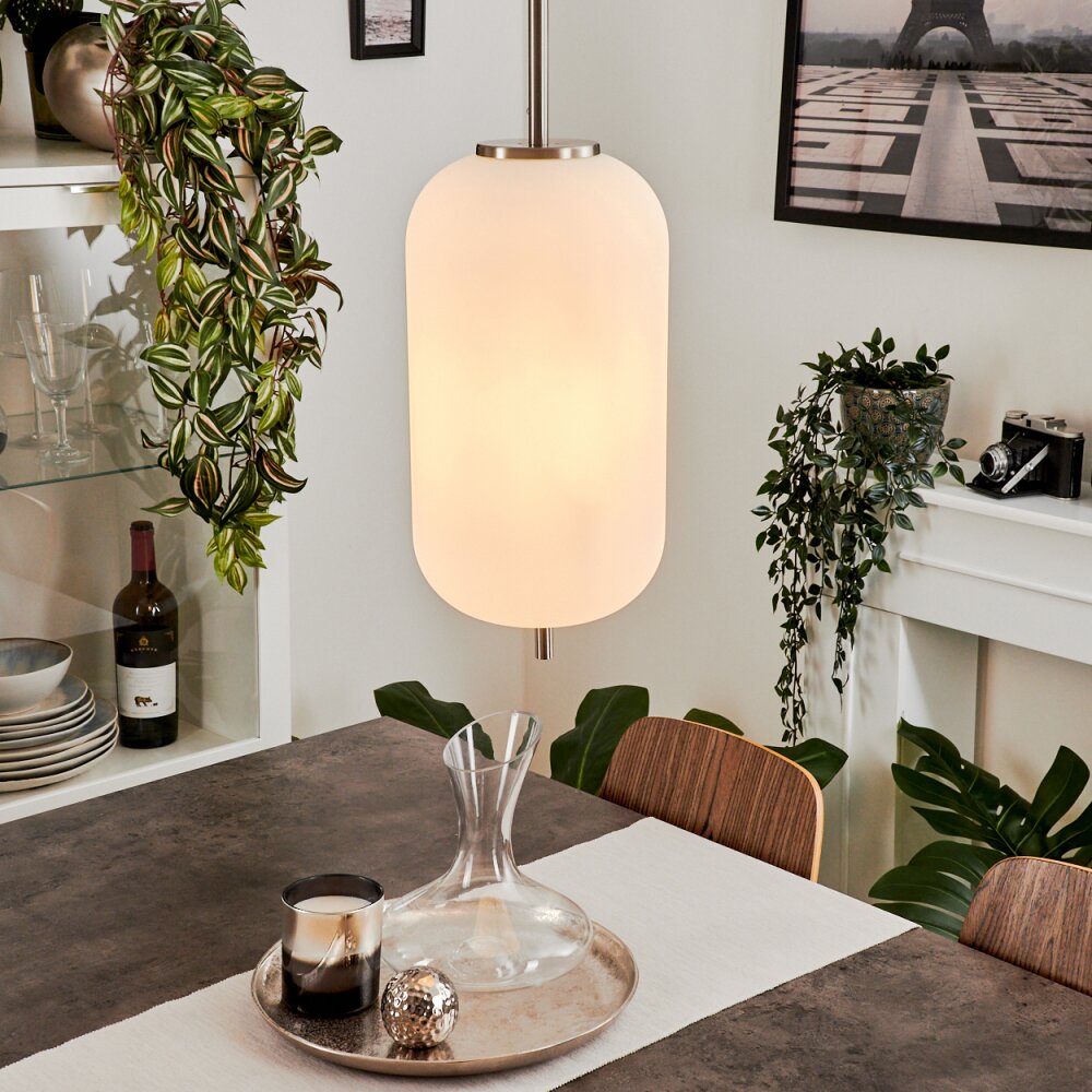 Verbania Hängeleuchte Nickel-Matt, 1-flammig main product photo