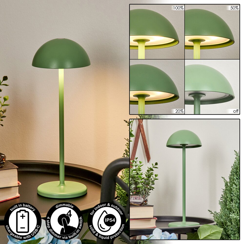Pelaro Außentischleuchte LED Grün, 1-flammig main product photo