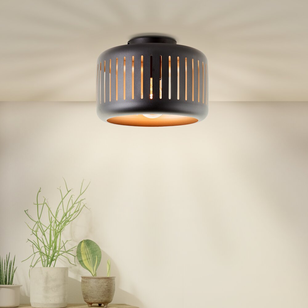 Brilliant Tyas Deckenleuchte Schwarz, 1-flammig main product photo
