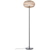 Brilliant Woodball Standleuchte Schwarz, 1-flammig