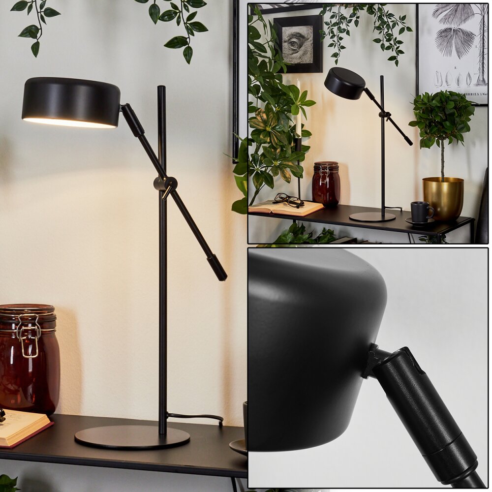 Camori Tischleuchte Schwarz, 1-flammig main product photo