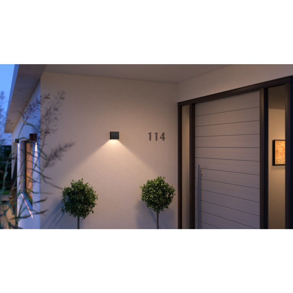 Philips Hue Resonate Außenwandleuchte LED Schwarz, 1-flammig, Farbwechsler main product photo