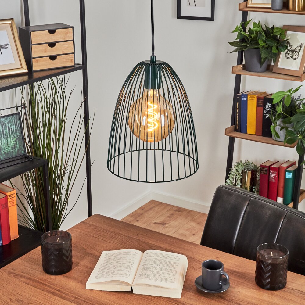 Malette Hängeleuchte Grün, 1-flammig main product photo