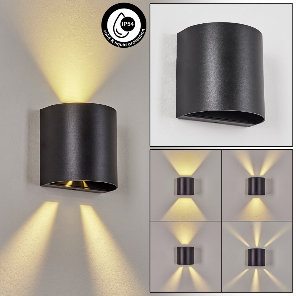 Arteaga Außenwandleuchte LED Schwarz, 1-flammig main product photo
