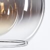 Koyoto Hängeleuchte Glas 25 cm Altmessing, 1-flammig